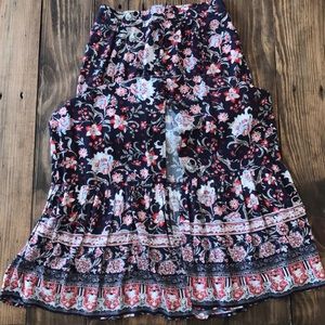 🎉 Knox Rose Floral Maxi Skirt